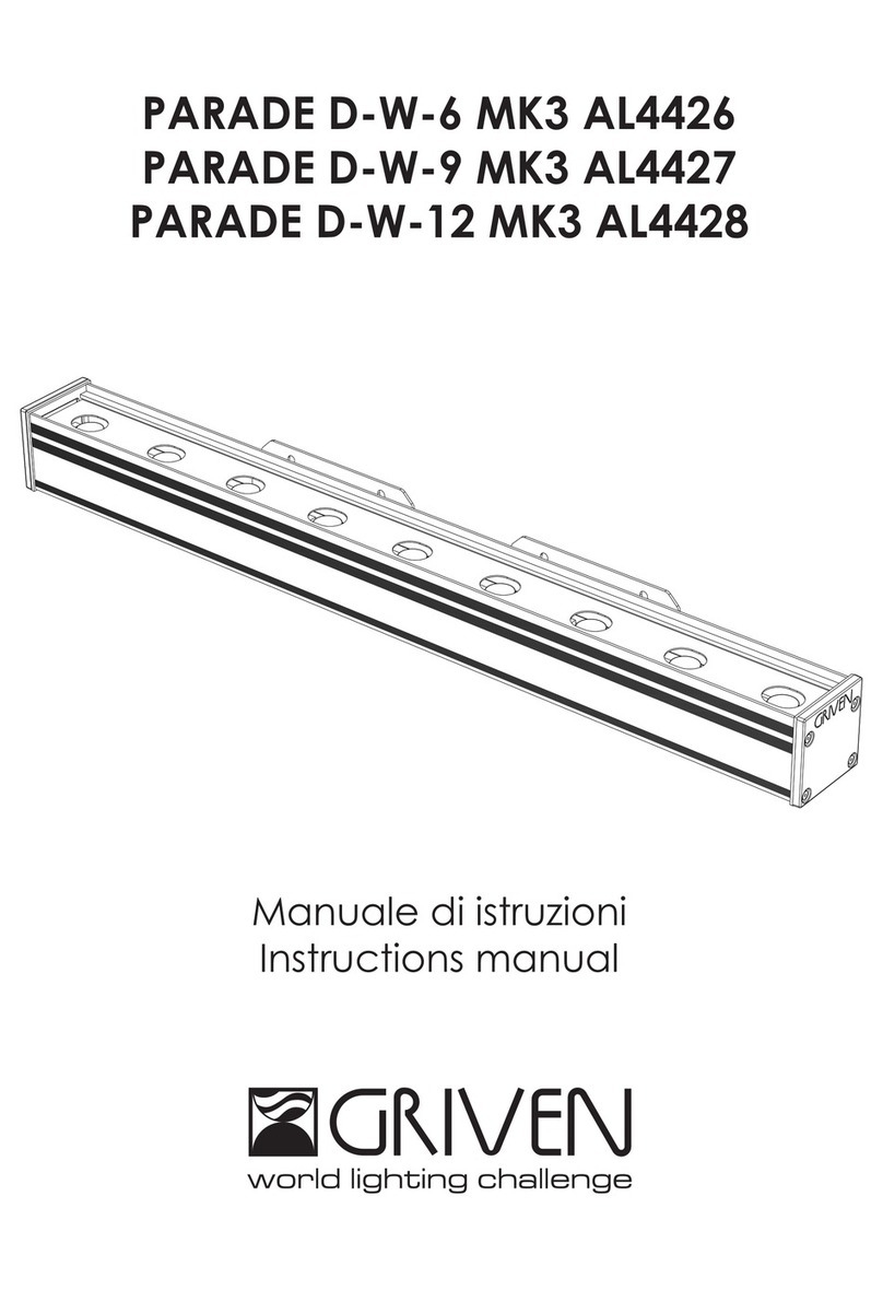 Griven PARADE D-W-6 MK3 instruction manual