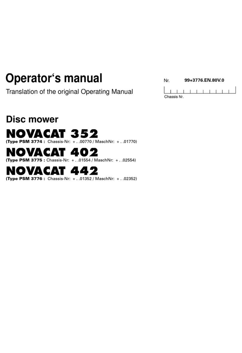 Pottinger Landsberg NOVACAT 352 Operator's manual