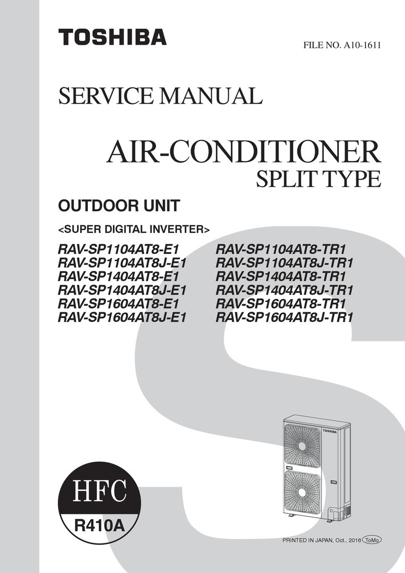 Toshiba RAV-SP1104AT8-E1 User manual
