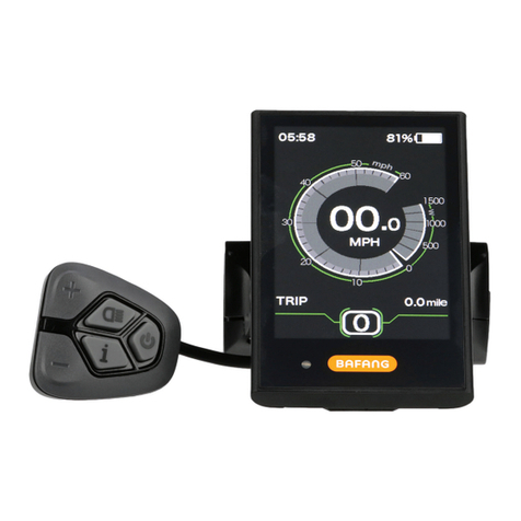 BAFANG Ebike Essentials DPC18 User manual