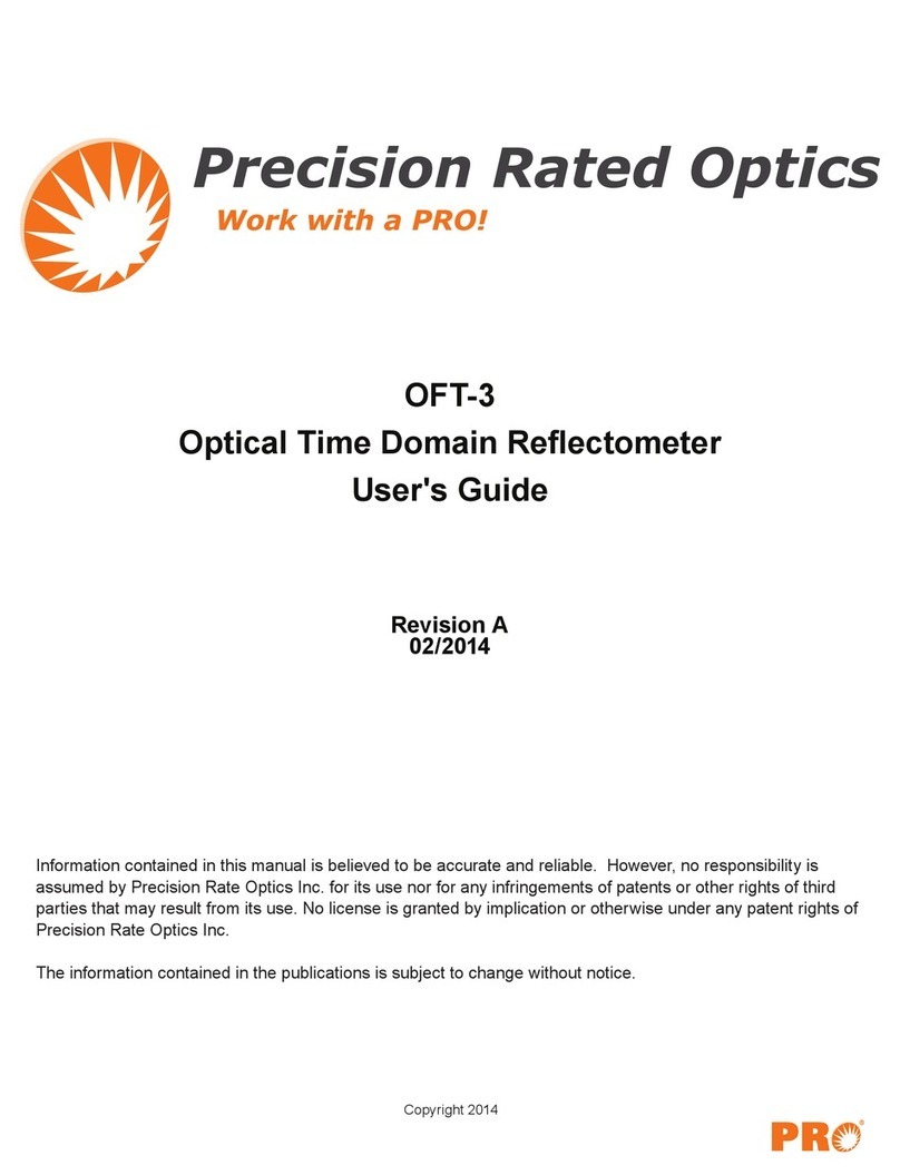 Pro OFT-3 User manual