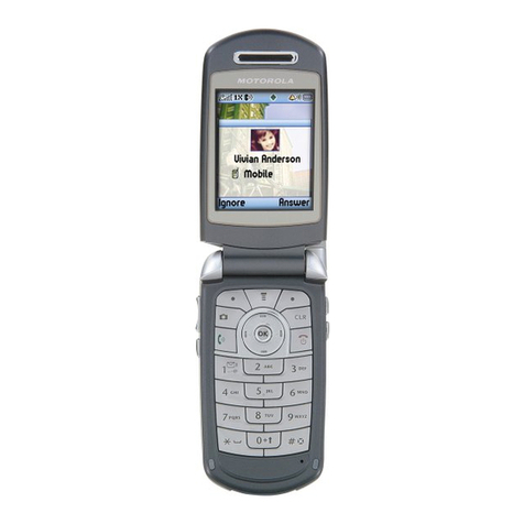 Motorola A840 CDMA2000 User manual