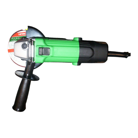 Hitachi Koki G 10SR2 Troubleshooting guide
