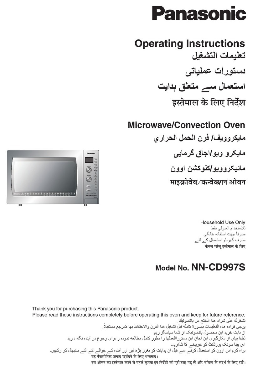 Panasonic NN-CD997S operating instructions