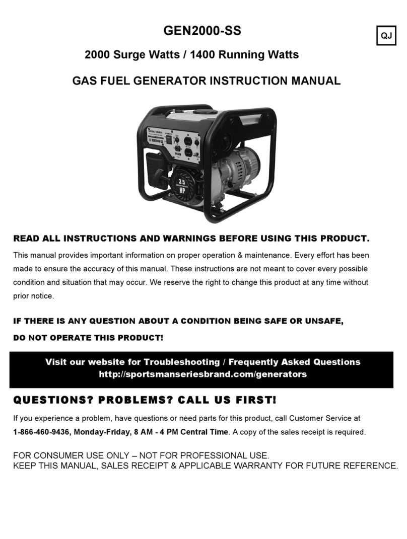 Sportsman GEN2000-SS instruction manual