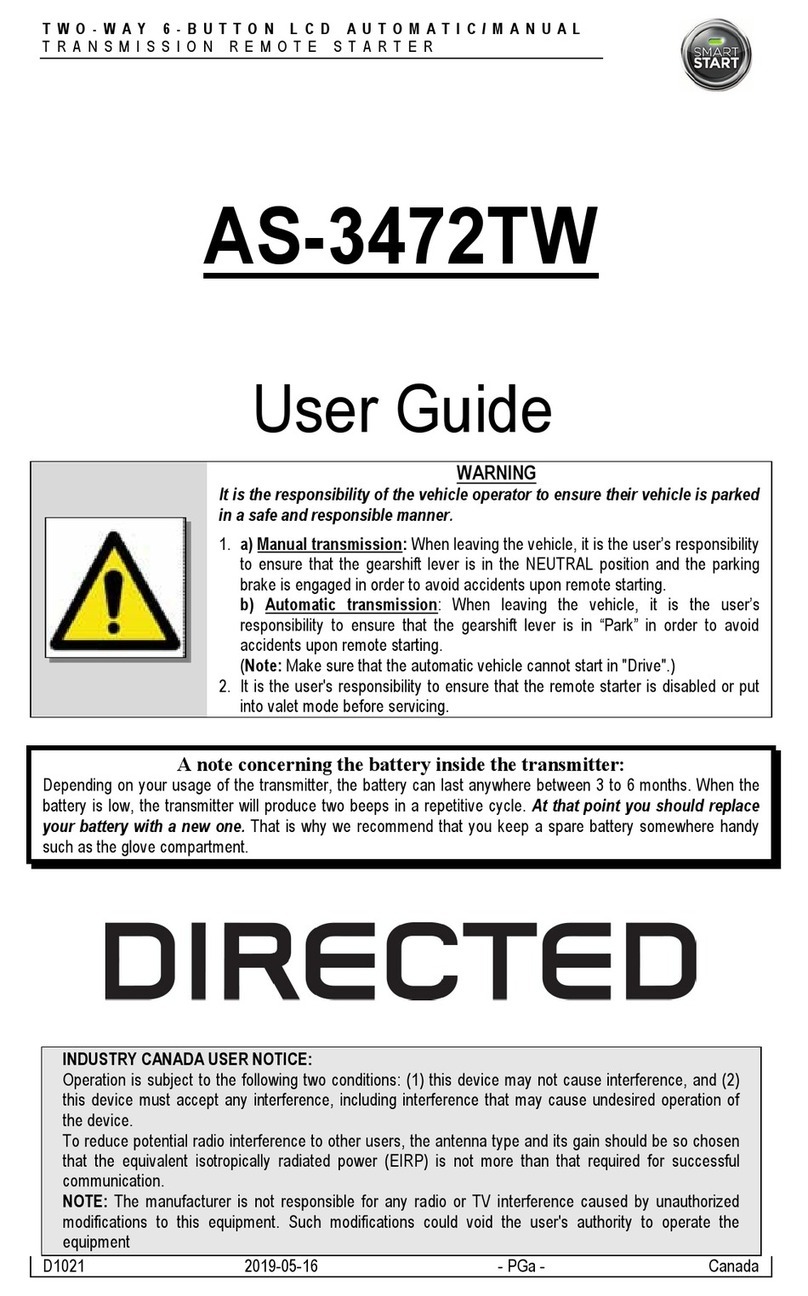 Directed AS-3472TW User manual