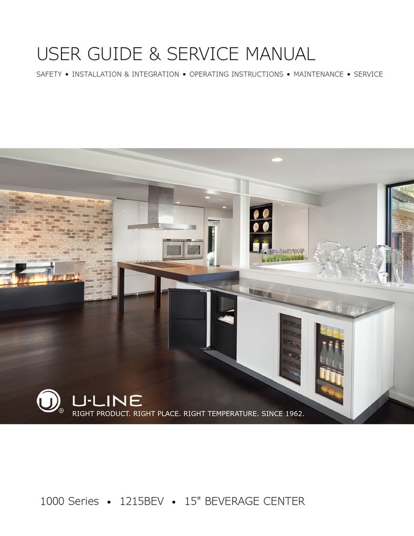 U-Line 1224U-1215BEVINT-60A Installation manual U-Line 1224U-1215BEVINT-60A Installation manual