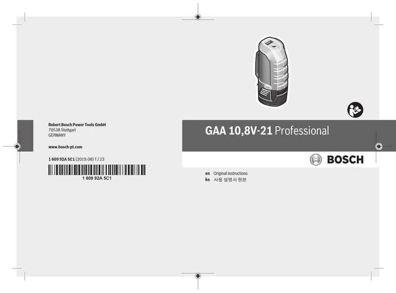 Bosch Professional GAA 10,8V-21 User manual