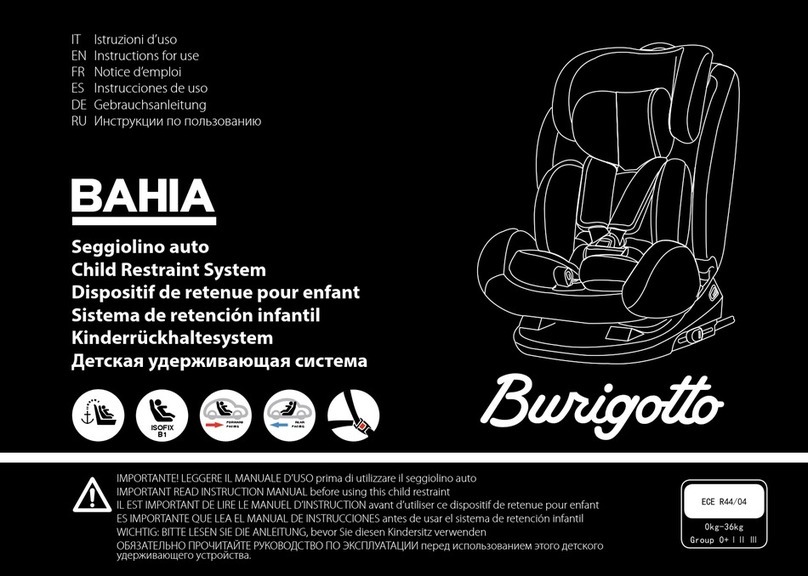 Burigotto BAHIA Instructions for use