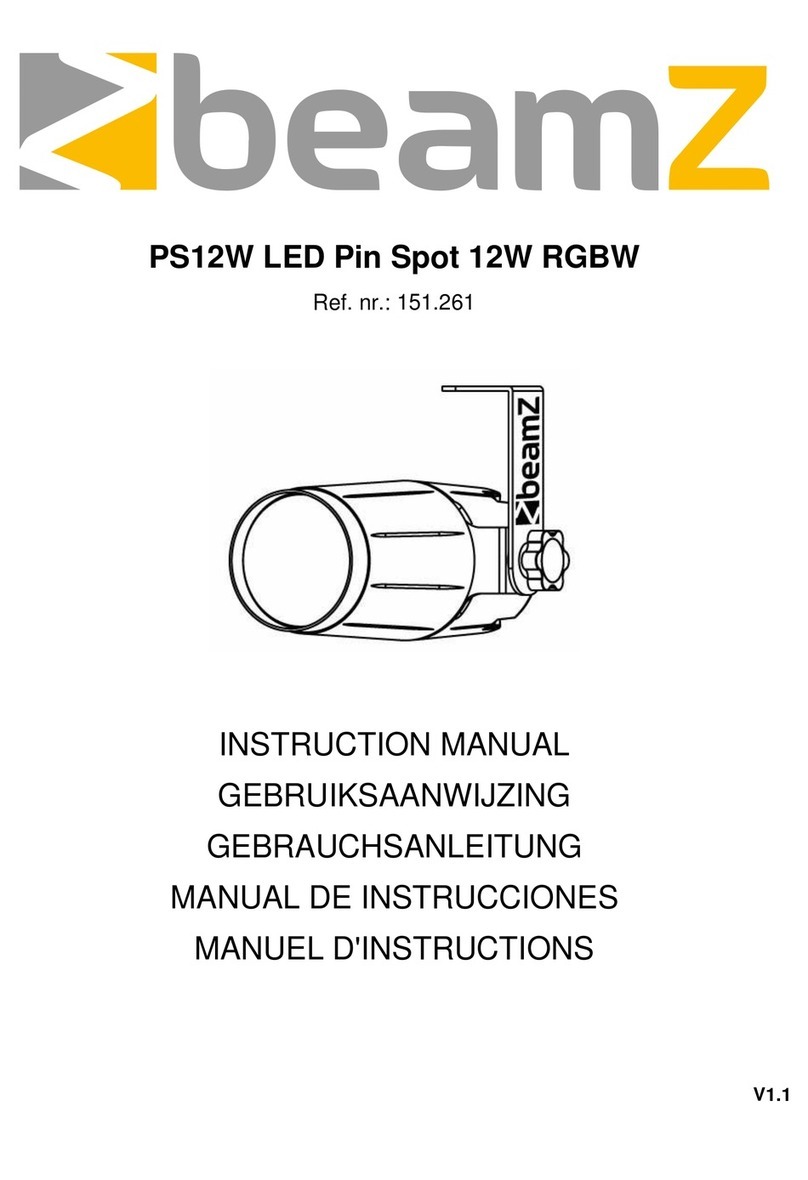 Beamz 151.261 instruction manual