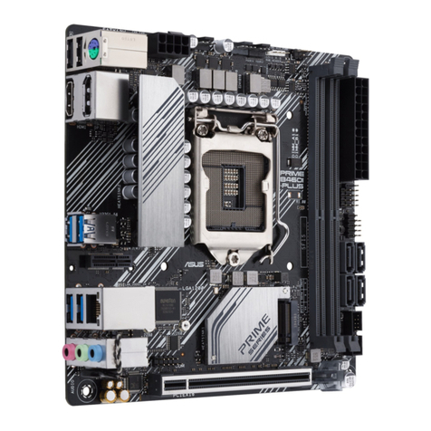 Asus Prime B460I-PLUS User manual Asus Prime B460I-PLUS User manual
