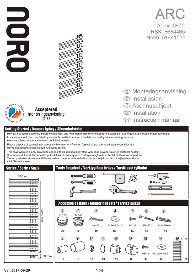Noro ARC 0875 User manual