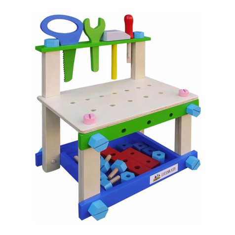 LifeSpan Kids WOODWORX JUNIOR WORKBENCH owner's manual LifeSpan Kids WOODWORX JUNIOR WORKBENCH owner's manual