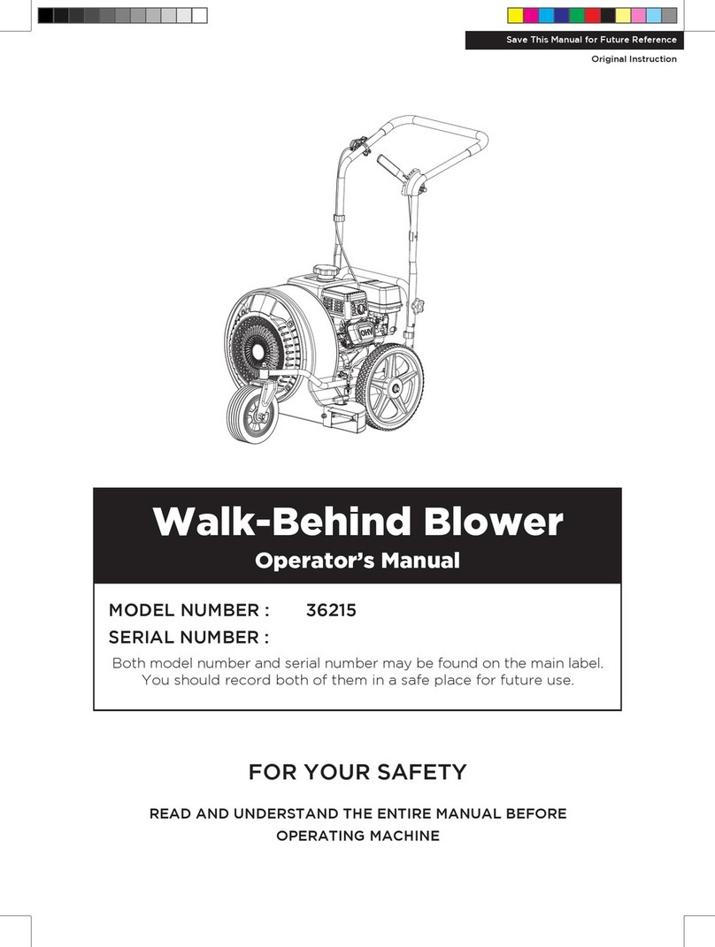 TOPMAQ 36215 Operator's manual