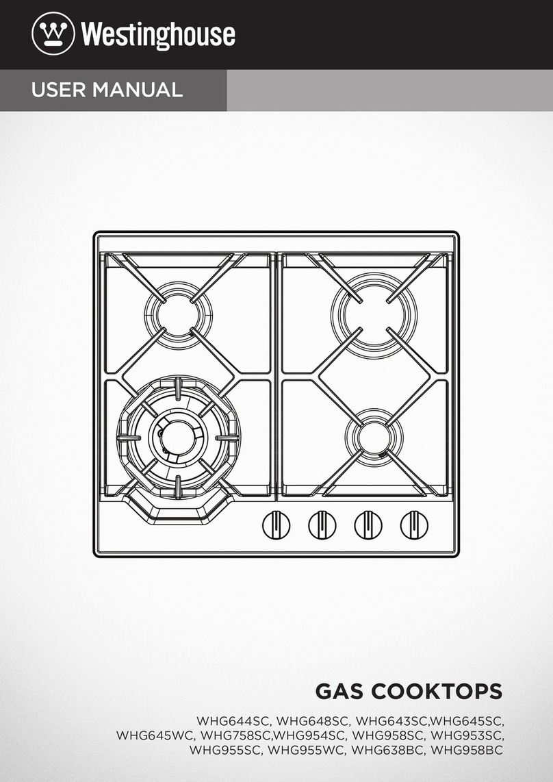 Westinghouse WHG644SC user manual