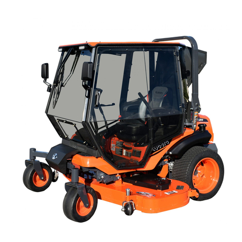 Curtis Kubota ZD1211 Installation & owner's manual