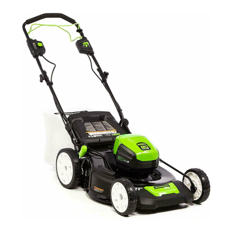GreenWorks Pro MO80L00 owner's manual