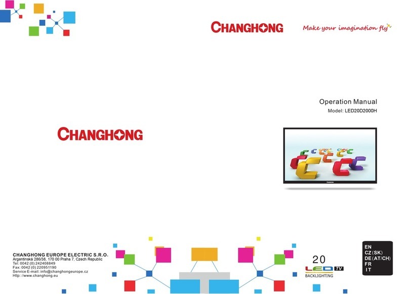 Changhong Electric LED20D2000H User manual