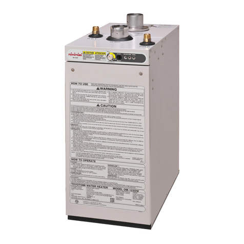 Toyotomi Oil Miser OM-122DW Troubleshooting guide