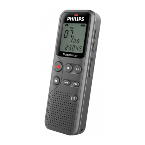 Philips VoiceTracer DVT1115 quick start guide