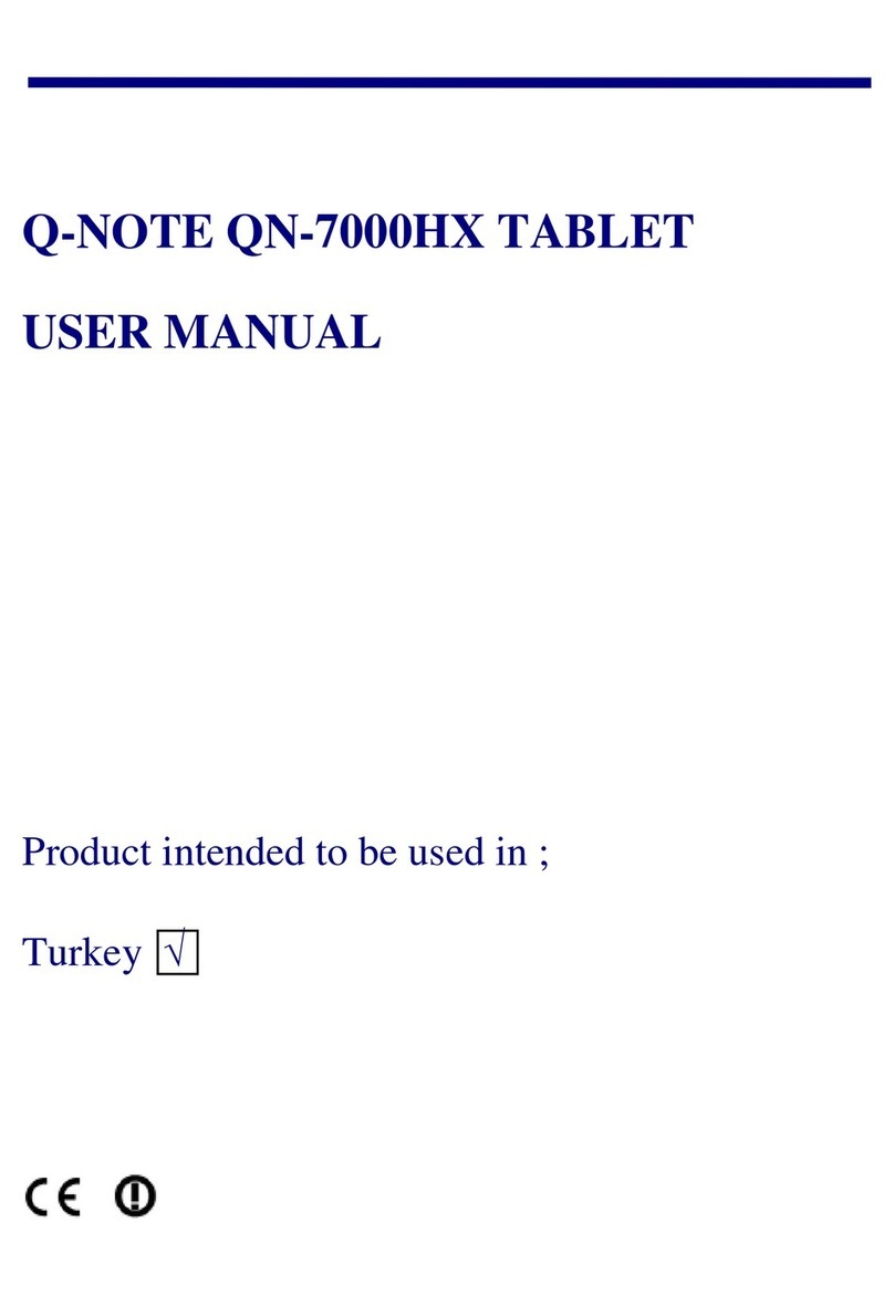 Q-NOTE QN-7000HX user manual