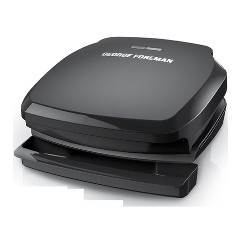 George Foreman GR320FBC User manual