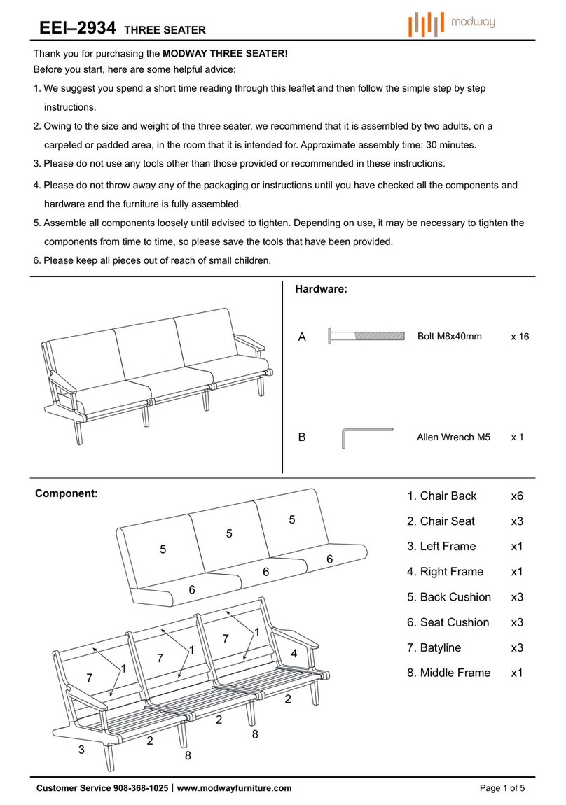 modway EEI–2934 quick start guide