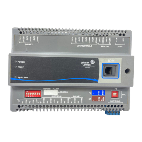 Johnson Controls MS-IOU4710-0U User manual