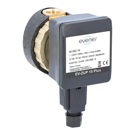 evenes EV-ZUP 15 PLUS Installation and operating instructions