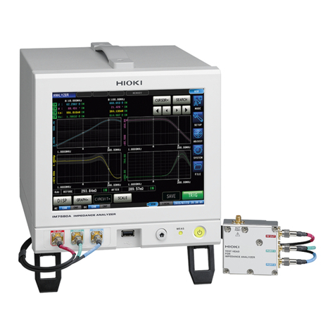 Hioki IM7580 User manual