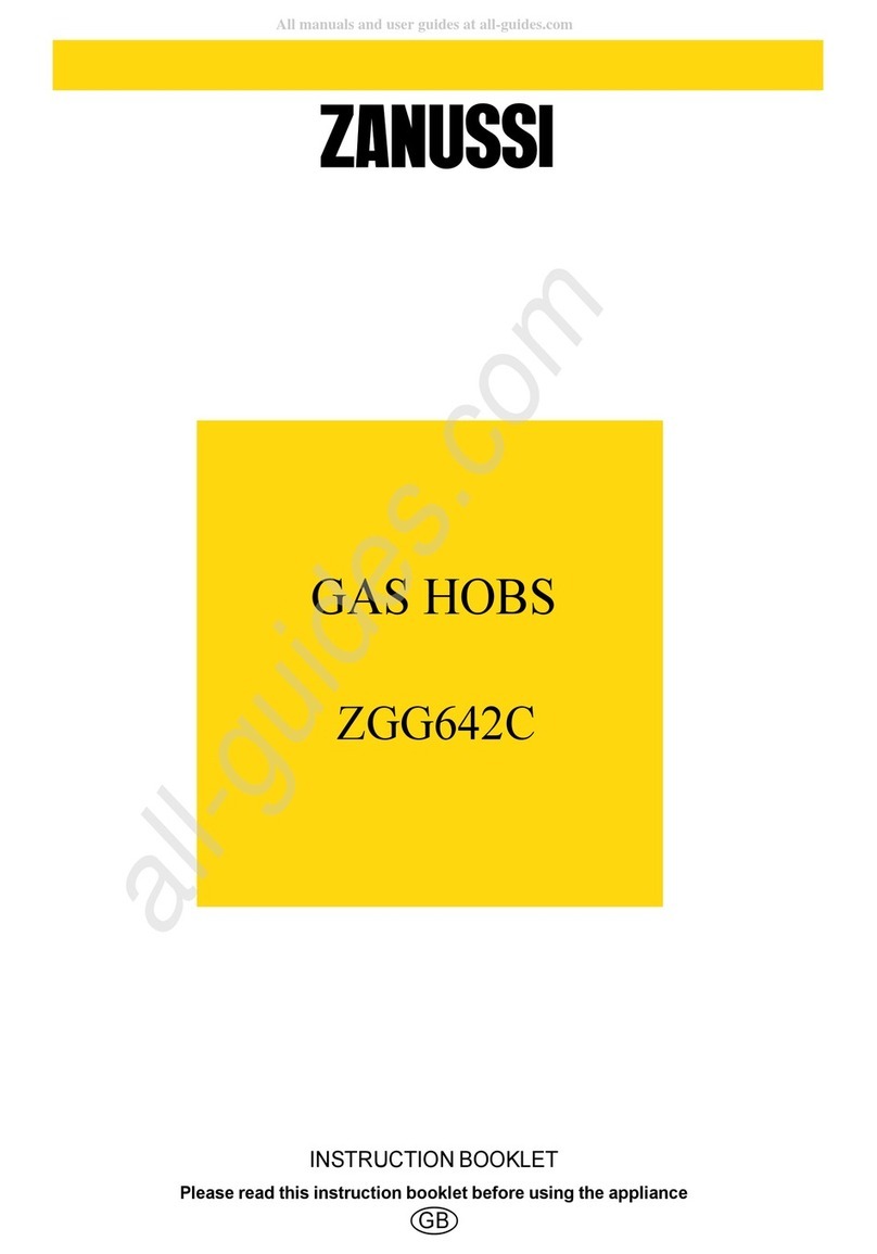 Zanussi ZGG642C User manual