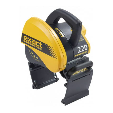 eXact PipeCut 220 Pro Series User manual