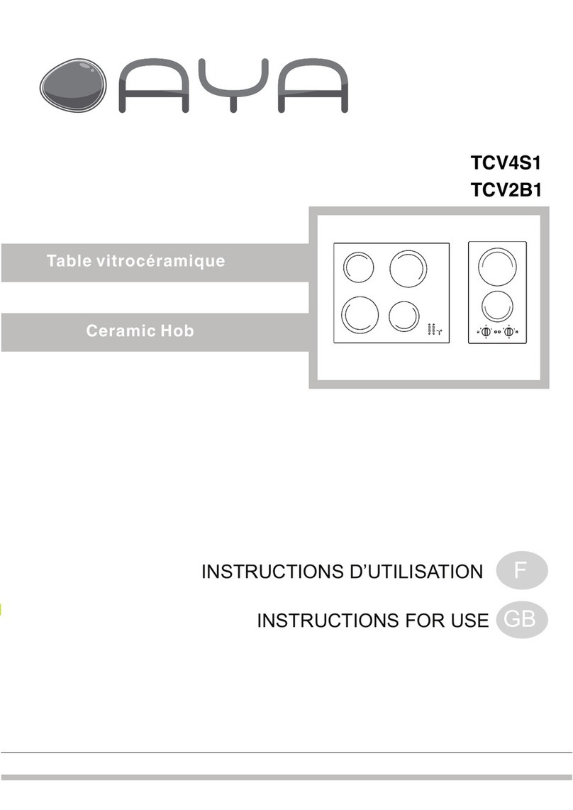 AYA TCV4S1 Instructions for use