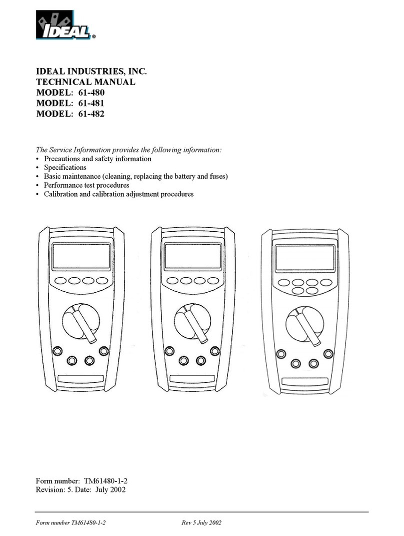 IDEAL 61-480 User manual