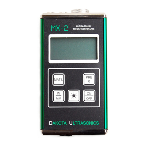 DAKOTA ULTRASONICS MX-2 Operation manual