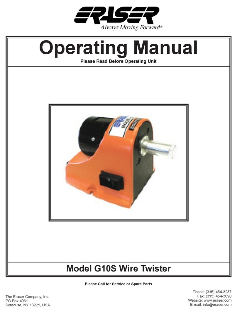 Eraser G10S operating manual