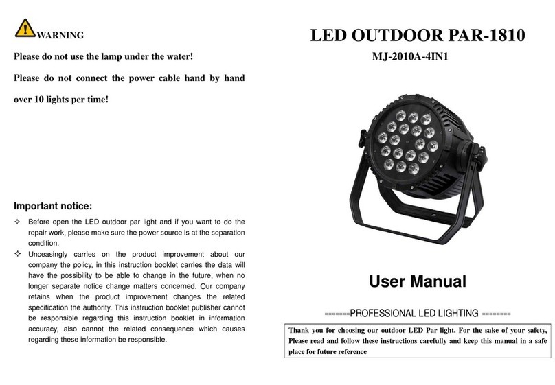 MJ LED LIGHTNING MJ-2010A-4IN1 User manual
