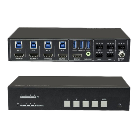 BZB Gear BG-UHD-KVM41 user manual