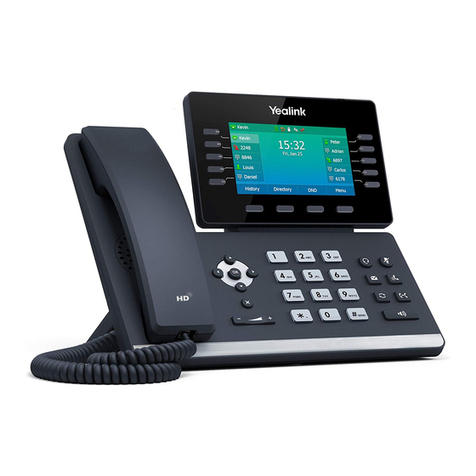 Yealink SIP-T54W User manual Yealink SIP-T54W User manual