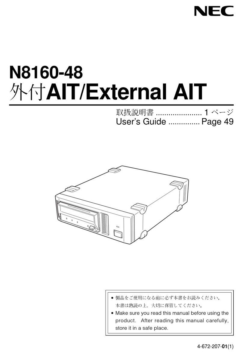 NEC N8160-48 User manual NEC N8160-48 User manual