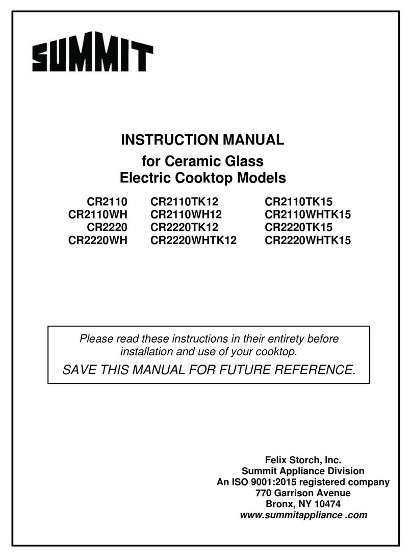 Summit CR2110TK12 User manual