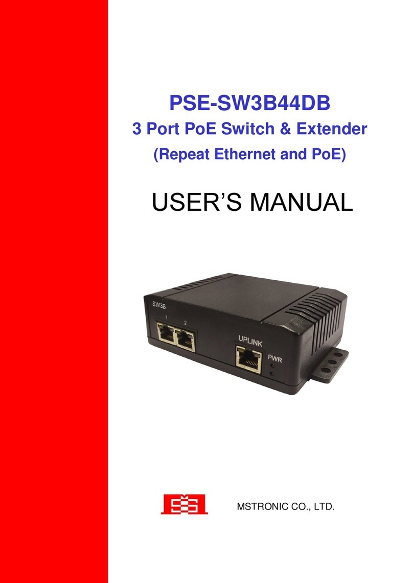 MSTRONIC PSE-SW3B44DB user manual