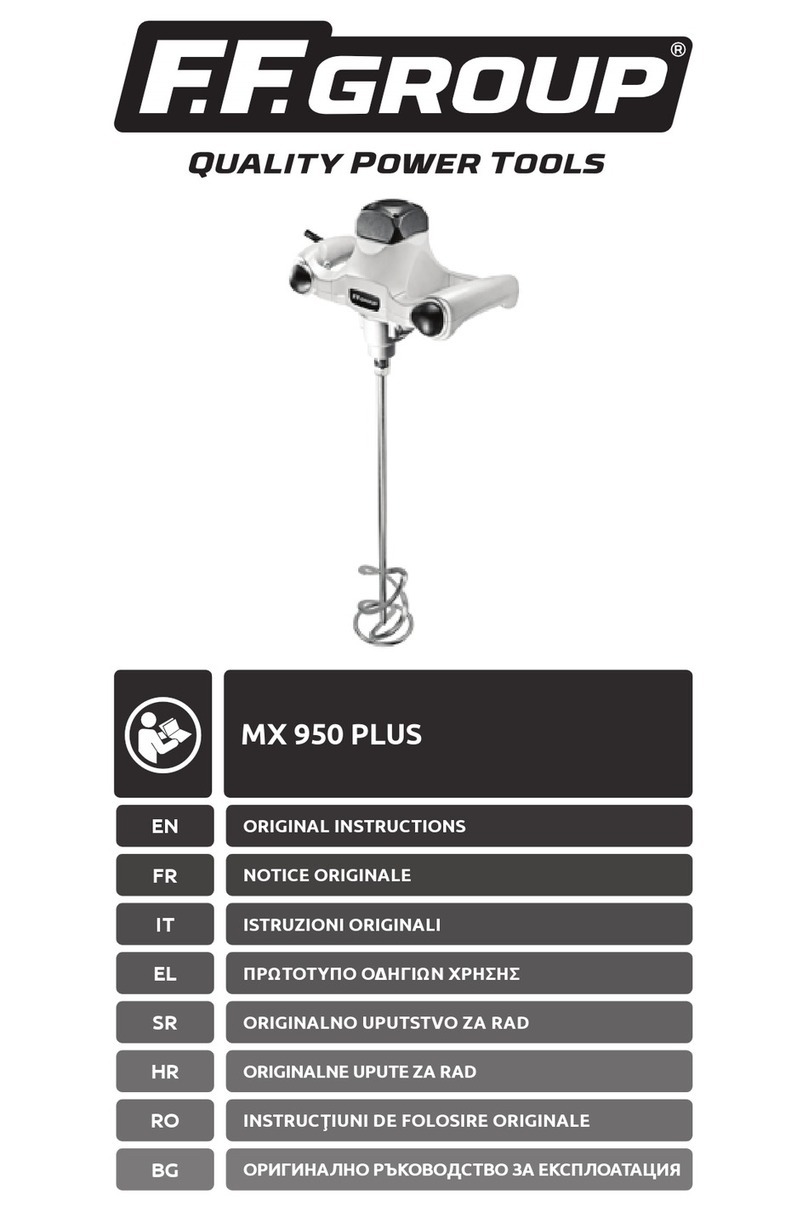 F.F. Group MX 950 PLUS Original instructions F.F. Group MX 950 PLUS Original instructions