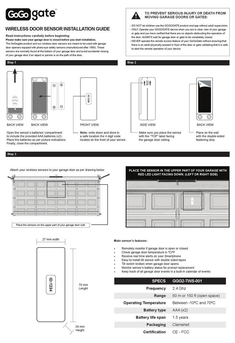 GOGOGATE GGG2-TWS-001 installation guide
