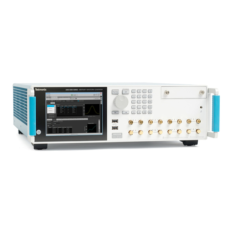Tektronix AWG5200 Series Use and care manual Tektronix AWG5200 Series Use and care manual