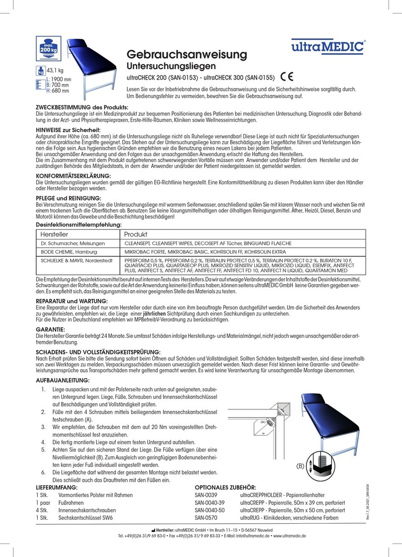 ultraMEDIC ultraCHECK 200 Instructions for use