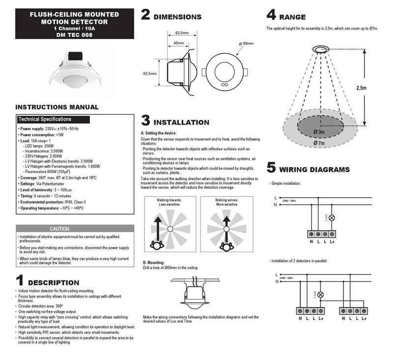 DINUY DM TEC 008 User manual