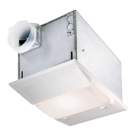 NuTone Heat-A-Ventlite 9965-R02 User manual