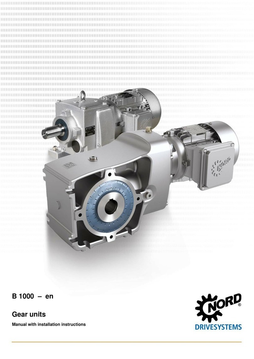 Nord Drivesystems B 1000 Manual with installation instructions