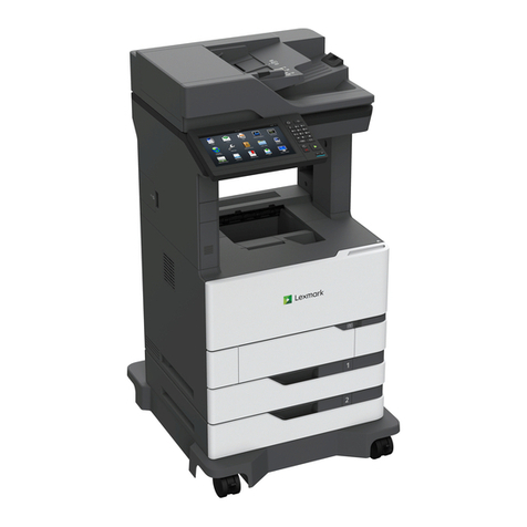 Lexmark MX824 User manual